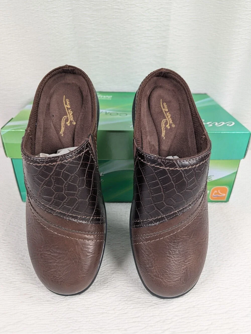 Easy Street - Women's - Parley - Mule Tan/Brown Croco - Size: 5M